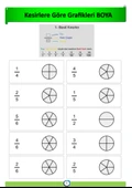 Çocuklara Kesirleri Öğreten Kitap (Spiralli) - 2