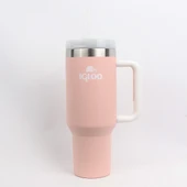 Igloo Stadler Çelik Thermo-Mug 1.2 Litre Pembe-Beyaz 12Saat Sıcak/18Saat Soğuk Saklama thumbnail 2