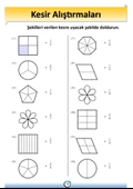 Çocuklara Kesirleri Öğreten Kitap (Spiralli) - 6