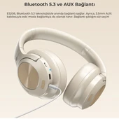 Lenovo Lecoo ES208 Krem Kulak Üstü Bluetooth Kulaklık - 3