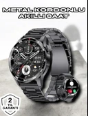 NFC ve Kablosuz Şarjlı Akıllı Saat EKG, Nabız & Spor Modları ile iOS ve Android Uyumlu thumbnail 1