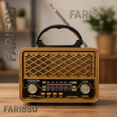 EVERTON RT-735 Retro Tasarım Güneş Enerjili Bluetooth USB/TF MP3 FM/AM/SW Radyo - 1
