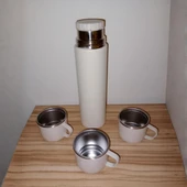 Paslanmaz Çelik  3 Bardaklı Matara Seti-500 ml thumbnail 7