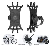 Silikon Esnek Bisiklet Telefon Tutucu - 1