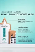 Loreal Paris Bright Reveal Spf 50+ Koyu Leke Karşıtı Renkli Fluid Günlük Yüz Güneş Kremi 50ml - Medium - 5