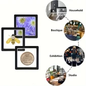 Güneşe dayanıklı 3 adet gümüş takı yada kolleksiyon koruma kutusu thumbnail 4