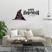 Happy Halloween Temalı Duvar Stickerı - 1