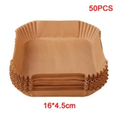 Büyük Boy Air Fryer Fritöz Pişirme Kağıdı 50 Adet thumbnail 5