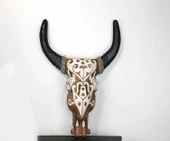 Duvara Asmalı Bufalo Kafası thumbnail 2