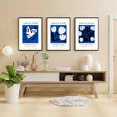 Picasso Duvar Tablosu Çerçeveli 3'lü Set Siyah Renk 21 x 30 Boyut/Ebat thumbnail 1