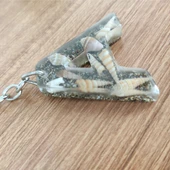 "A" Harfi - Kıyı Esintisi Harf Anahtarlık *** Çeşitli Ürünler İçin Mağzamızı Ziyaret edin *** thumbnail 2