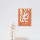 Turuncunun Büyüsü Matisse  Duvar Tablosu Çerçeveli 3'lü Set Ahşap Renk 30 x 42 Boyut/Ebat thumbnail 2