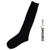 ANNE ÇORABI DİZALTI KALIN SICAK LİKRALI ESNEK YÜNLÜ RAHAT ÇORAP 36-40 SİYAH HEDİYE thumbnail 2