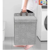 MDB Katlanabilir Asılabilir Kirli Çamaşır Sepeti thumbnail 3