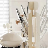 MDB Mutfak Tava Tencere Kapak Tutucu Organizer Raf thumbnail 4