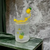 MDB Ananas Tasarımlı Kupa Bardak - 1