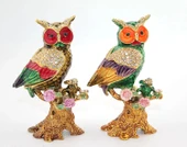 Swarovski Taşlı Tekli Baykuş - 1