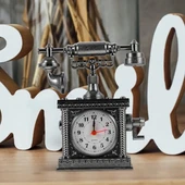 MDB Vintage Telefon Tasarımlı Masa Saati thumbnail 1