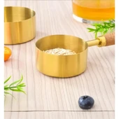 4'lü Ahşap Saplı Ölçü Kaşığı - 5