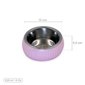 Mikopet Organik Seramik Mama Kabı Pembe thumbnail 5