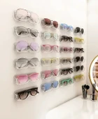 Kendinden Yapışkanlı Şeffaf Gözlük Standı - 2