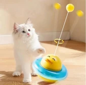 UFO Şekilli Ördek Kedi Oyuncağı - 2