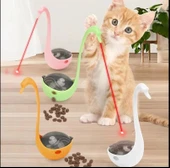 Kuğu Şeklinde Lazerli Kedi Oyuncağı - 2