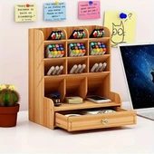 MDB Bölmeli ve Çekmeceli Ahşap Organizer thumbnail 3