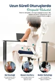 Kare Ortopedik Visco Oturma Minderi – Bel, Basen ve Baldır Destekli %100 Visco Minder - 45x43x6cm - 4