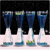 MDB Uzay Temalı Dökülen Yağ Kum Saati thumbnail 5