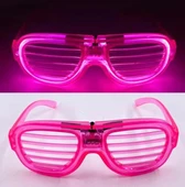 MDB Pembe Led Işıklı Parti Gözlüğü - Neon 3 Modlu thumbnail 4