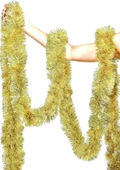 Kalın Simli Parti Süsü 2 Metre Altın thumbnail 1