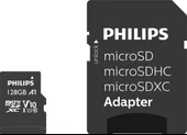 PHILIPS 128Gb UHS-I Micro SDXC Card Mikro Hafıza Kartı Ultra Speed Up to 80 Mb/S R A1 Class 10 Card+Adapter - 2