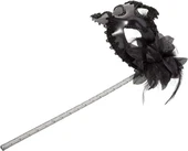 MDB Siyah Işıltılı Tutmalı Fotoğraf Çekimi Maskesi thumbnail 4