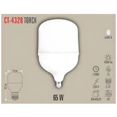 CATA 65W E-27 Torch Led Ampul Bulb 6400K Beyaz Işık 220v 7100lm thumbnail 1