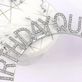 MDB Birthday Queen Yazılı Kraliçe Taç thumbnail 4