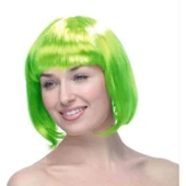 MDB Yeşil Küt Peruk Saç thumbnail 3