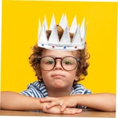 MDB Yumuşak Gümüş Kral Tacı 55 cm thumbnail 3