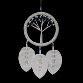 MDB Rüya Kovan Hayat Ağacı Dream Catcher Ekru thumbnail 2