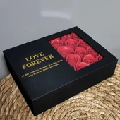 Romantik Gül ve İstiridye İnci Kolye Seti - 1