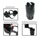 MDB Ayarlanabilir Araç İçi Çoklu Bardak Tutacağı - 4