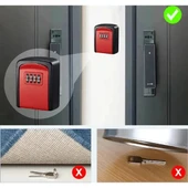 MDB Kırmızı Şifreli Anahtar ve Eşya Saklama Güvenlik Kasası thumbnail 4