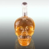 MDB Crystal Head Kuru Kafa Cam Şişe 350 Ml thumbnail 5