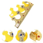 MDB Altın Renk Eva Malzemeden İmal Çocuk Kral Tacı 57 cm thumbnail 4