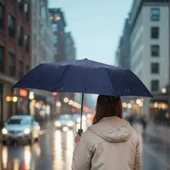 MDB Mavi Kılıflı Otomatik Kompakt Şemsiye thumbnail 4