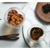 Kalp Şeklinde Cam Bardak - 2