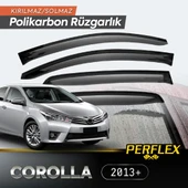 Perflex Polikarbon Kırılmaz Rüzgarlık V2 Mugen Toyota Corolla 2013+ thumbnail 1
