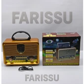 Everton RT-720 Güneş Enerjili (Solar) Nostaljik Bluetooth Radyo | FM/AM/SW, USB/TF Müzik Çalar - 7