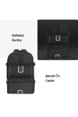 Mack MCE-1205 Explor Eco 34L El Bagajı Seyahat Sırt Çantası, 17.3 inç Laptop Sırt Çantası, Kabin Boy Sırt - 6