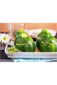 Muka Botanik Nadir Dolmalık Yeşil Kabak Tohumu Ekim Seti thumbnail 4